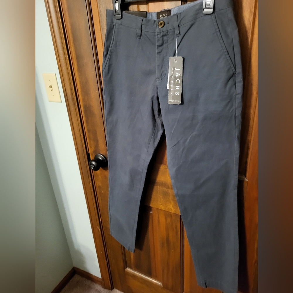 Jachs NY bowie fit mid rise gray Chino men's 29